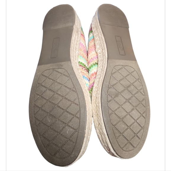 Joie Cara Colorful raffia espadrilles Woven Platform Sz9 Boho Coastal Cool Beach - Picture 8 of 8